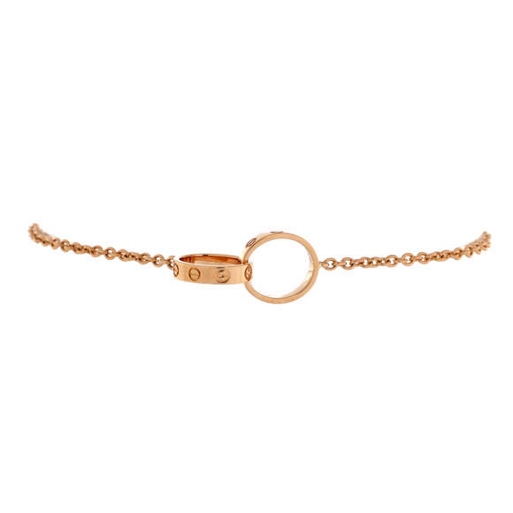 Cartier Love Interlocking Bracelet 18K Rose Gold - Picture 1 of 3